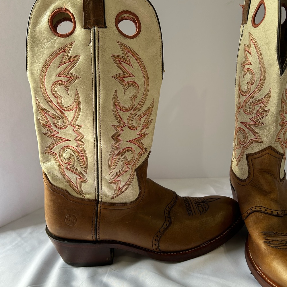 Double H Men’s Leather Western Boots . Made in Mexico Size 12 - Picture 3 of 10